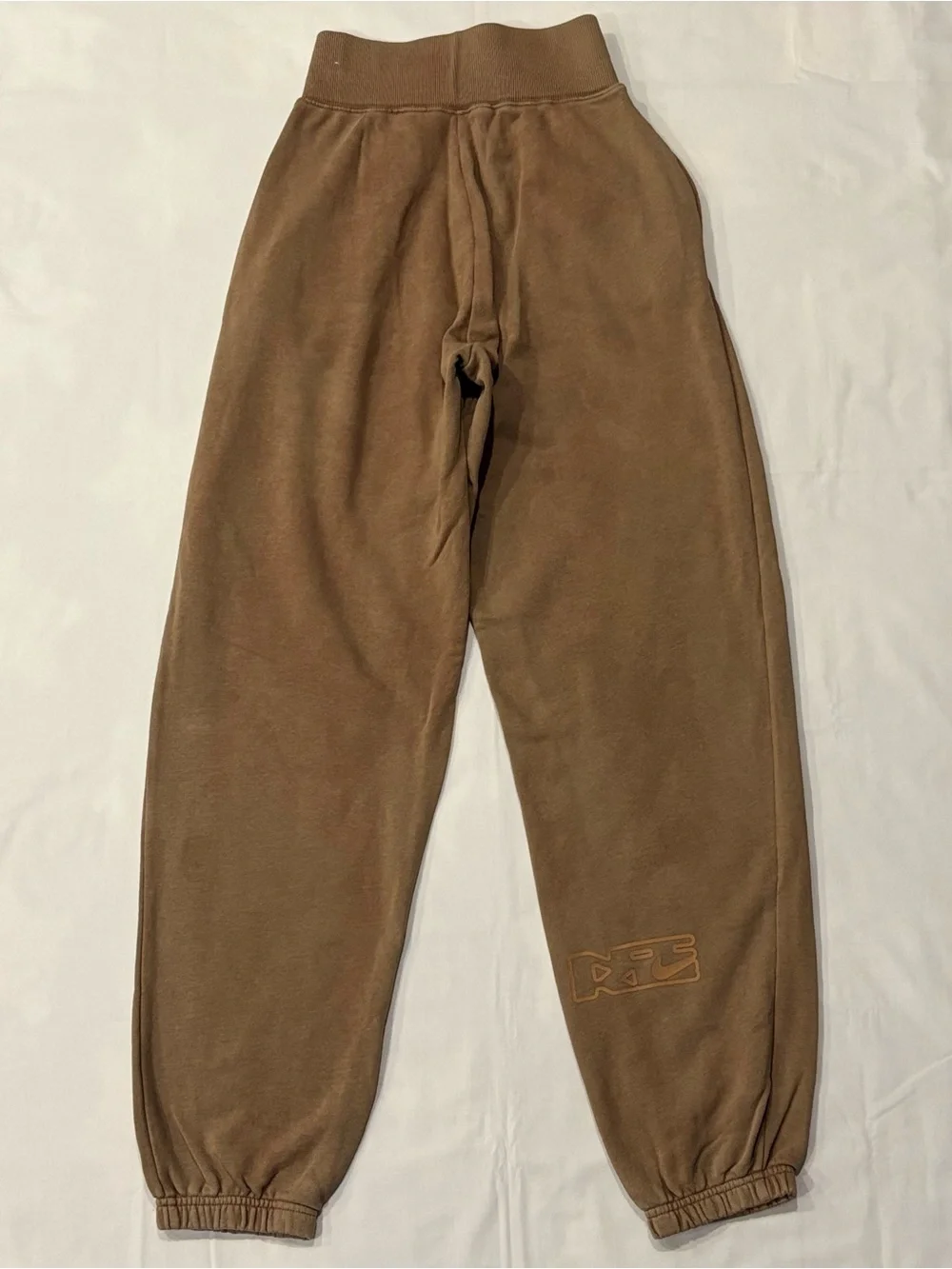 Nike Run Club NRC Fleece Joggers Sweatpants Washed Brown High Waist Women’s XXS